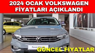 2024 OCAK VOLKSWAGEN FİYATLARI AÇIKLANDI  VOLKSWAGEN FİYAT LİSTESİ 2023  POLOGOLFTROCTAİGO [upl. by Ativet570]