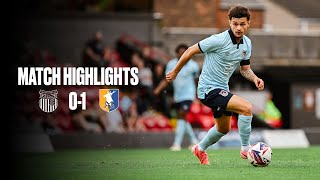 Highlights  Grimsby Town 01 Mansfield Town  PreSeason  Saturday 3rd August 2024 [upl. by Nimrahc]