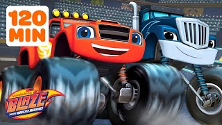 120 MINUTES of Blazes Monster Machine RACES 🏆  Blaze and the Monster Machines [upl. by Leia995]