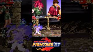 TAS orochi leona vs orochi chris kof 97 [upl. by Dnalyram152]