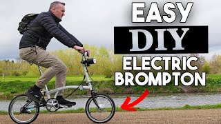 HOW TO CONVERT A BROMPTON TO ELECTRIC POWER [upl. by Hambley]