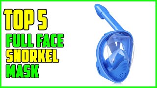 TOP 5 Best Full Face Snorkel Mask 2023 [upl. by Waldman]