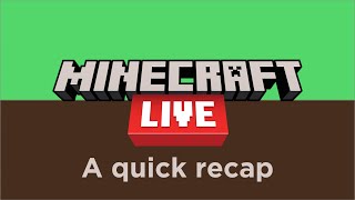 Minecraft Live 2024 Recap [upl. by Rubina]