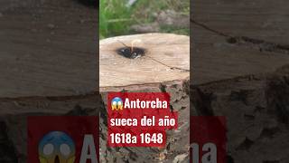 🔥Watch Now Antorcha Sueca A Rare Torch Made from a Single Piece of Wood [upl. by Dnana]