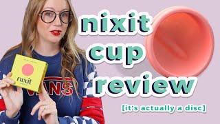 nixit Cup Review  Its Actually a Reusable Disc [upl. by Elliott456]