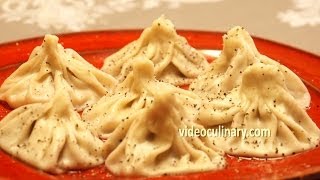 Khinkali  Georgian Dumpling Recipe by Video Culinary [upl. by Kitti763]