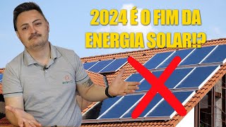 2024 é o FIM da ENERGIA SOLAR [upl. by Maharba]