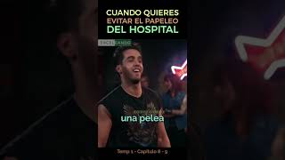 Cuando quieres evitar el papeleo del hospital risas humor comedia [upl. by Airtemed]