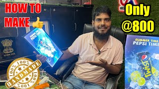 How to make led photo frame 🖼️ 100 handmade  maazranchi completeart ledlight Completeart [upl. by Wendie]