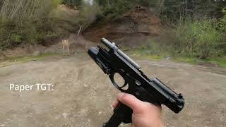 Beretta M9A1  GoPro HERO 10 [upl. by Ainnat]