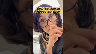 La PROF qui donne toutes les réponses de l’EXAMEN 😲 prof enfants examen [upl. by Kronick]