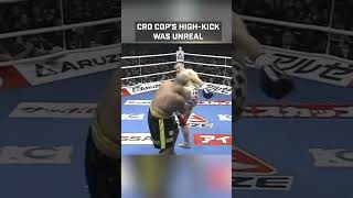 Cro Cop’s highkicks were UNREAL 😤 mirkocrocop knockout kickboxing [upl. by Holms93]