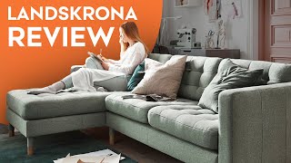 IKEA Landskrona Sofa Review The Classiest IKEA Couch  Comfort Works [upl. by Ydisahc]