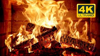 🔥 Cozy Fireplace 4K 12 HOURS Fireplace with Crackling Fire Sounds Crackling Fireplace 4K [upl. by Narda]