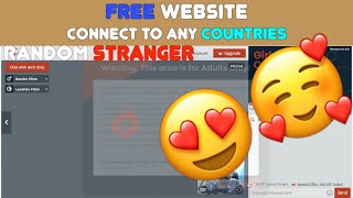 Free Video Chat Website To Strangers Connect To Any Countries No Coins To Buy [upl. by Meredi373]