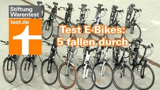 Test EBikes 5 versagen im Härtetest [upl. by Glantz]