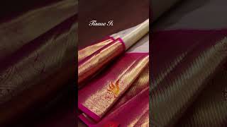 Traditional sarees endless elegance✨💖II Tissue Kanjivaram Saree💖II WhatsApp Booking No  7003243793 [upl. by Aissilem566]