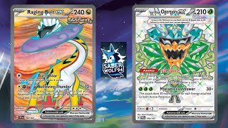 Pokemon TCG Live Raging Bolt EX Ogerpon EX Matches [upl. by Naivaj]