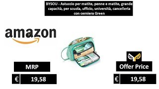 BYSOU  Astuccio per matite penne e matite grande capacità [upl. by Tirrej]