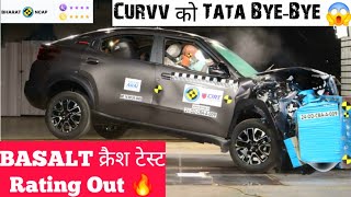 🔥Citroën Basalt Score 4 Star CRASH TEST Rating🔥 Curvv VS BASALT 😱 Bharat NCAP citroenbasalt [upl. by Esnahc]