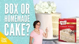 How To Make A Box Cake Taste Homemade [upl. by Jacobah]