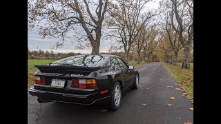 1988 Porsche 944 Turbo  Exhaust sound and walk around [upl. by Hobbs]