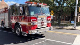 Allentown fire department engine 6 responding [upl. by Ycnalc]