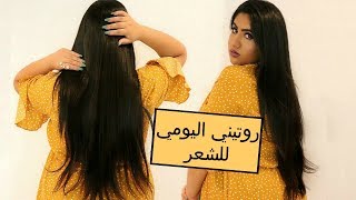 روتيني اليومي للعناية بالشعر  My Daily Hair Routine [upl. by Brecher]