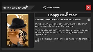 Arsenal New Years Event  Roblox Arsenal [upl. by Garin518]