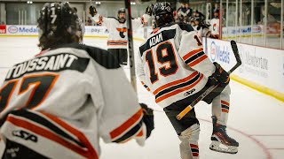 Highlights from Cantonniers de Magog vs Markham Waxers at the 2024 TELUS Cup [upl. by Milburt]