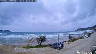 20231201 Arillas Corfu Live Webcam [upl. by Markos73]