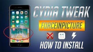 Cydia Tweak ForceInPicture PIP iOS 11 Watch Videos Anywhere NO COMPUTER NO CYDIA [upl. by Llertak]