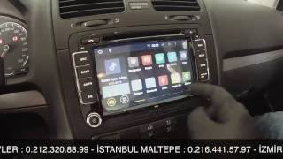 Volkswagen Golf 5 Android Multimedya Cihazı Tanıtımı [upl. by Heriberto]