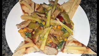 سلطة سيزار مع صلصتها المميزة   Salade César  Sauce Pesto [upl. by Nila]