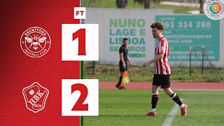 Brentford B narrowly beaten as Halmstads claim the points [upl. by Aicilf]