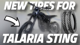 Talaria Sting R MX4 got New Tires Shinko 244s [upl. by Maynord273]