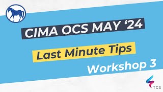 CIMA Operational Case Study OCS May 2024 Kanann Final Workshop [upl. by Regnig]