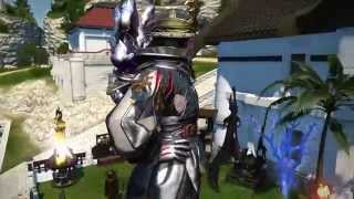 FFXIV ARR Metallic Silver for BLM Evenstar Gear [upl. by Ocire]