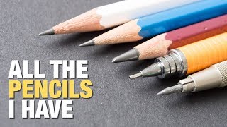 Different Types of Pencils I Have [upl. by Hamlin]