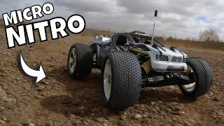 Is this the Coolest Micro Nitro RC Car Retro 116 Schumacher Rascal [upl. by Kulsrud]