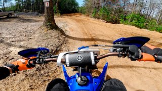 Riding a Yamaha YZ125X [upl. by Eduam]