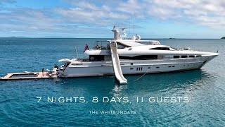 7 Nights with 11 guests cruising The Whitsunday Islands [upl. by Inavoj]