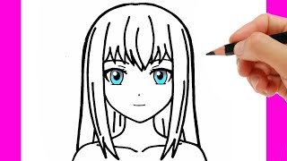 COME DISEGNARE UNA RAGAZZA  COME DISEGNARE UN ANIME [upl. by Llerroj]