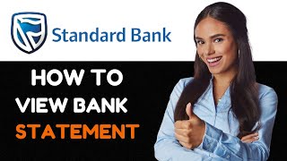 How To View Bank Statement On Standard Bank App How To Get Bank Statement On Standard Bank App [upl. by Nnaylloh244]