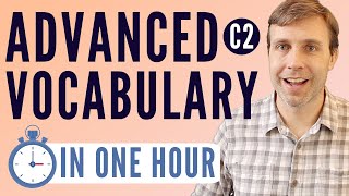 Advanced Vocabulary in 60 Minutes Precise words you need to know [upl. by Burck]