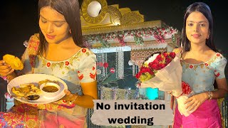 NO INVITATION  attending Indian wedding without invitation 😨  alkaagarwal  kolkata [upl. by Lelia]