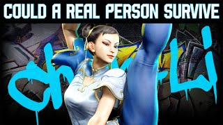 Could A Real Person Survive CHUNLIS Critical Art Street Fighter 6 [upl. by Ssidnac]