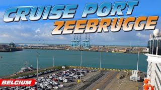 Cruise port Zeebrugge Belgium [upl. by Ardnuaek]