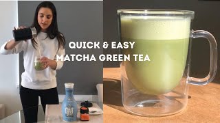 How To Make A Matcha Latte At Home  My Easy 2 minute Matcha Recipe [upl. by Kaliski]