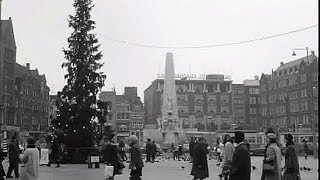 1967 De sfeer rond kerstmis in Amsterdam en het paasfeest nadert al weer  oude filmbeelden [upl. by Weinhardt]